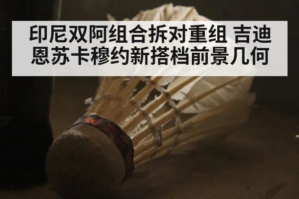 印尼双阿组合拆对重组 吉迪恩苏卡穆约新搭档前景几何